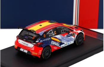 HYUNDAI I20 Rally2 Team Espana №9 Rally Fia Motorsport Games (2022) Pepe Lopez - Borja Rozada, Red Yellow Blue