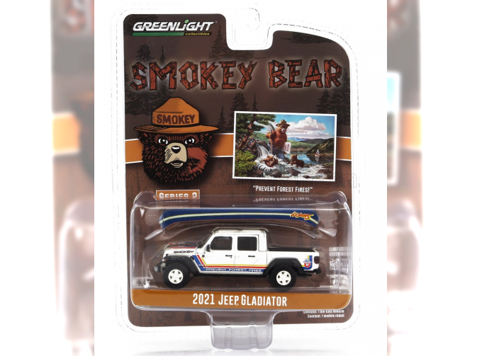 JEEP GLADIATOR PICK-UP (2021) - SMOKEY BEAR, WHITE