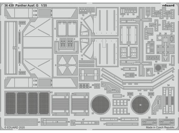 Набор фототравления Panther Ausf. G