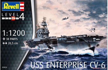 Сборная модель авианосец USS Enterprise CV-6