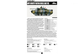 Сборная модель BMP3 INFANTRY FIGHTING VEHICLE early Ver.