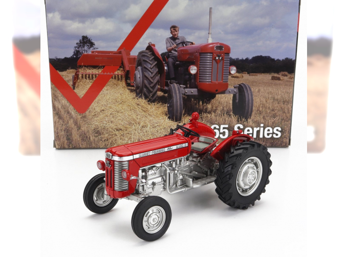 MASSEY FERGUSON Mf65 Mkii Tractor (1968), Red Silver