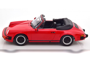 PORSCHE 911 SC Cabriolet with Softtop (1983), red