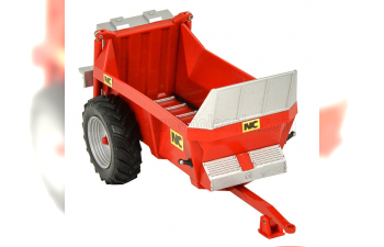 ACCESSORIES Nc Trailer - Carrello Cassone Ribaltabile, Red