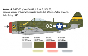 Сборная модель P-47D E.T.O.