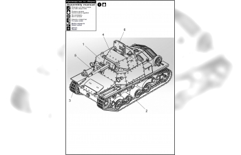 Сборная модель Легкий танк L6/40