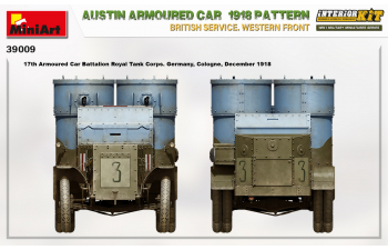 Сборная модель Austin Armoured Car 1918 Pattern. British Service. Western Front. Interior Kit