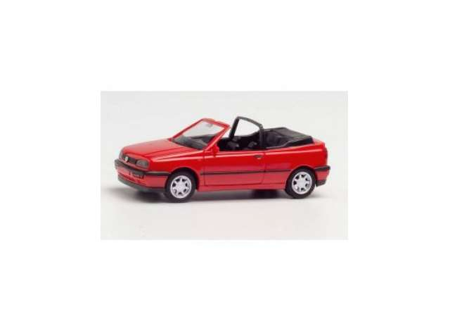VOLKSWAGEN Golf III convertible, red