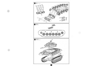 Сборная модель Сирийский Т-72БМ с динамической защитой Контакт-1