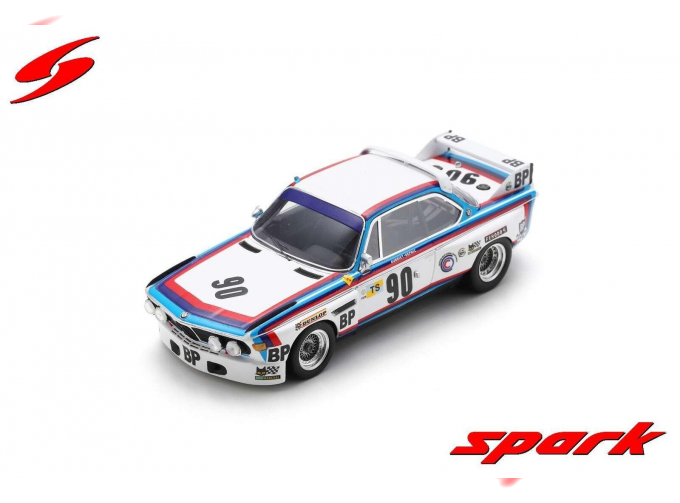 BMW 3.0 Csl Team Aubriet N90 24h Le Mans (1975) J.C.Aubriet - J.C.Depince, White Blue Red