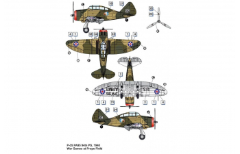 Сборная модель Seversky P-35