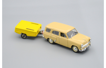 МОСКВИЧ 423 (Deagostini) с прицепом "Скиф-М"