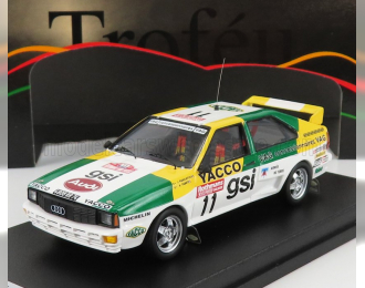 AUDI Quattro №11 Rally 1000 Pistes (1983) J.Panciatici - A.Tabet, White Green Yellow