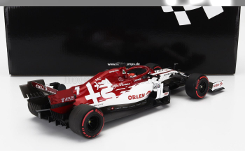 ALFA ROMEO F1 C39 Team Racing Orlen №7 Styrian Gp (2020) Kimi Raikkonen, White Red Met