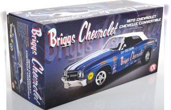 CHEVROLET Chevelle Cabrio Briggs Drag Car, Allen (1970), blue metallic / white