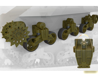 US tank M3 Lee/Grant suspension set