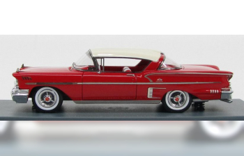 CHEVROLET Bel Air Impala HT Coupe (1958), red white