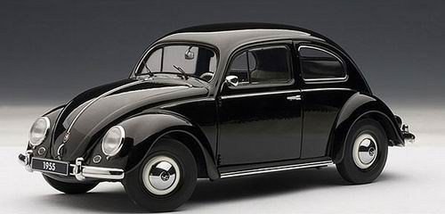 VOLKSWAGEN BEETLE KAFER LIMOUSINE 1955, BLACK