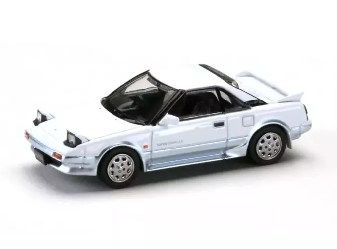 TOYOTA Mr2 1600g Super Charger (1986), White Silver