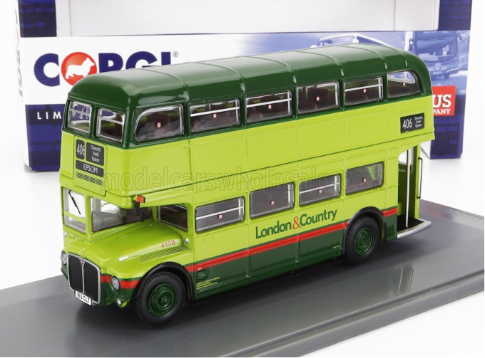 AEC Rm Autobus London & Country 406 Epsom (1960), 2 Tone Green