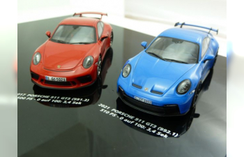 Набор из семь моделей PORSCHE 911 GT3 25-я годовщина