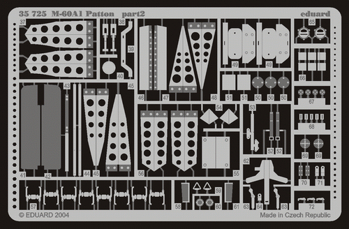 Фототравление Американский основной танк M60A1