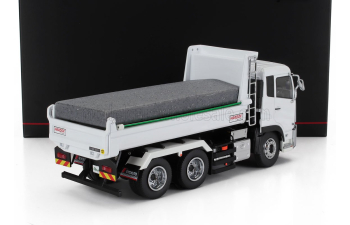 UD-TRUCKS Quon Kyokuto Truck Cassone E Cabina Ribaltabile (2017), White
