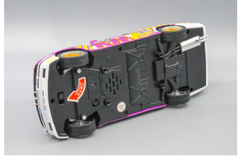 BMW M3 Coupe E30 RACING (1988), фиолетовый, 21 см