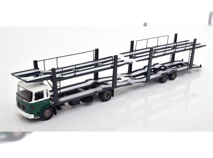 MAN Autotransporter with Trailer, green white