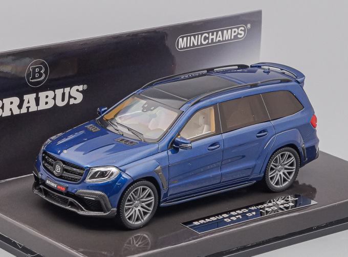 BRABUS 850 WIDESTAR XL BASED ON MERCEDES-AMG GLS 63 - 2017 - DARK BLUE METALLIC