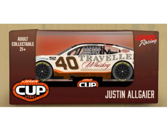 Chevrolet #40 Justin Allgaier *40 TravellerWhiskey*, white/brown