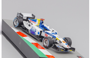 HONDA F1 Ra106 N11 Season (2006) Rubens Barrichello, white / blue