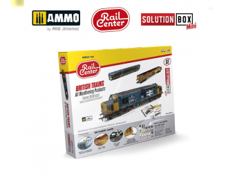 AMMO RAIL CENTER SOLUTION BOX MINI #03 – British Trains. All Weathering Products