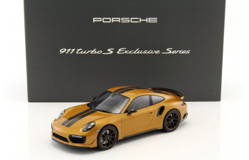 PORSCHE 911 (991 II) Turbo S Exclusive Series, gold / black