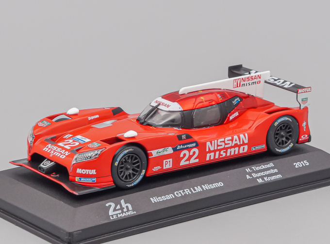 NISSAN Gt-r Lm Nismo 3.0l Turbo V6 Team Nissan Motorsports №22 24h Le Mans (2015) Harry Tincknell - Michael Krumm - Alex Buncombe, Red