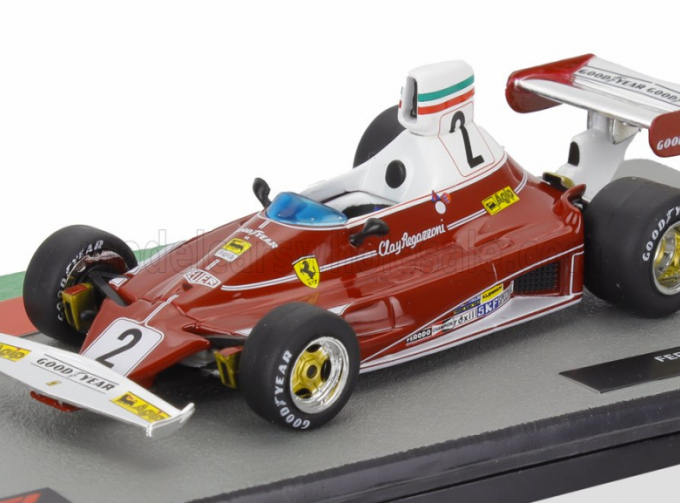 FERRARI F1 312T Team Scuderia Ferrari Sefac №2 Season (1976) Clay Regazzoni, Red White
