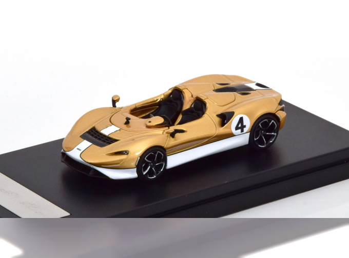 MCLAREN Elva No 4, gold metallic /white