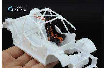 3D Декаль Комплект 6-ти точечных спортивных ремней Sparco 3"+2", красного цвета (для всех моделей)
