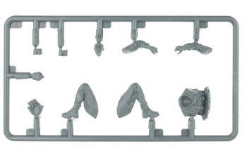 Сборная модель фигурки американские пехотинцы на танке / Usa Infantry Tank Riders Military Figures