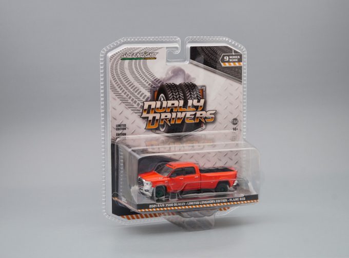 (Greenlight!) RAM 3500 Dually Limited Longhorn Edition (2021), Flame Red Clear-Coat