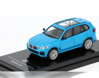 BMW X5 G05 RHD (2018), light blue