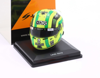 MINI HELMET McLAREN  MCL39 2nd USA GP (Austin) / Formula 1 World Champion Lando Norris