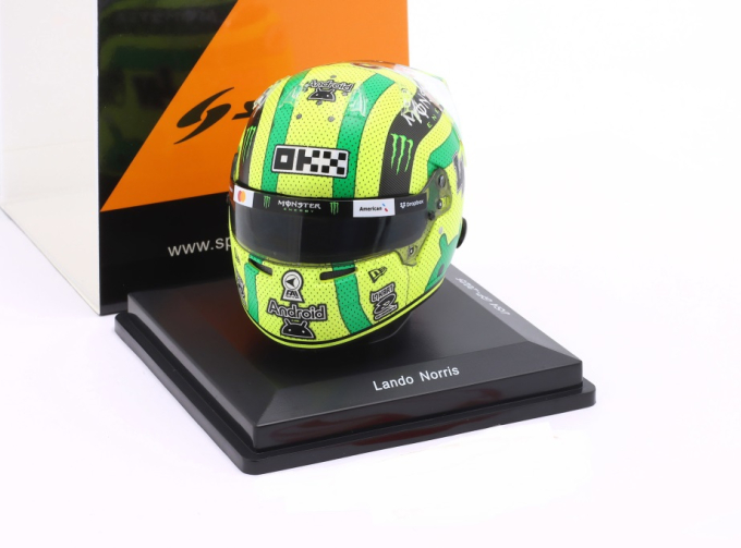 MINI HELMET McLAREN MCL39 2nd USA GP (Austin) / Formula 1 World Champion Lando Norris