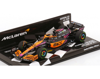 McLAREN F1 Mcl36 Mercedes Team Mclaren N3 Singapore Gp (2022) Daniel Ricciardo, Orange Light Blue