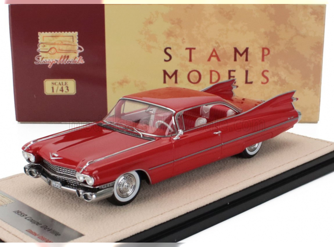 CADILLAC Coupe De Ville (1959), red