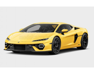 LAMBORGHINI Temerario (2024) - Con Vetrina - With Showcase, Giallo Inti - Yellow