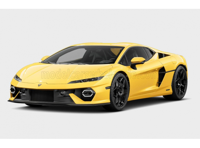 LAMBORGHINI Temerario (2024) - Con Vetrina - With Showcase, Giallo Inti - Yellow