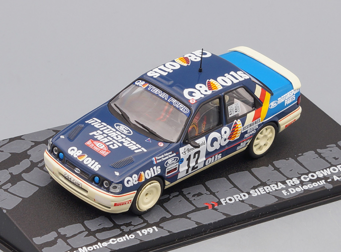 FORD Sierra RS Cosworth 4x4 "Q8 Team Ford" #12 F.Delecour/A.C.Pauwels Rally Monte Carlo 1991