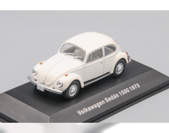 VOLKSWAGEN Beetle Sedan 1500 (1973), white