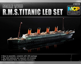 Сборная модель корабль R.M.S. TITANIC (led set)